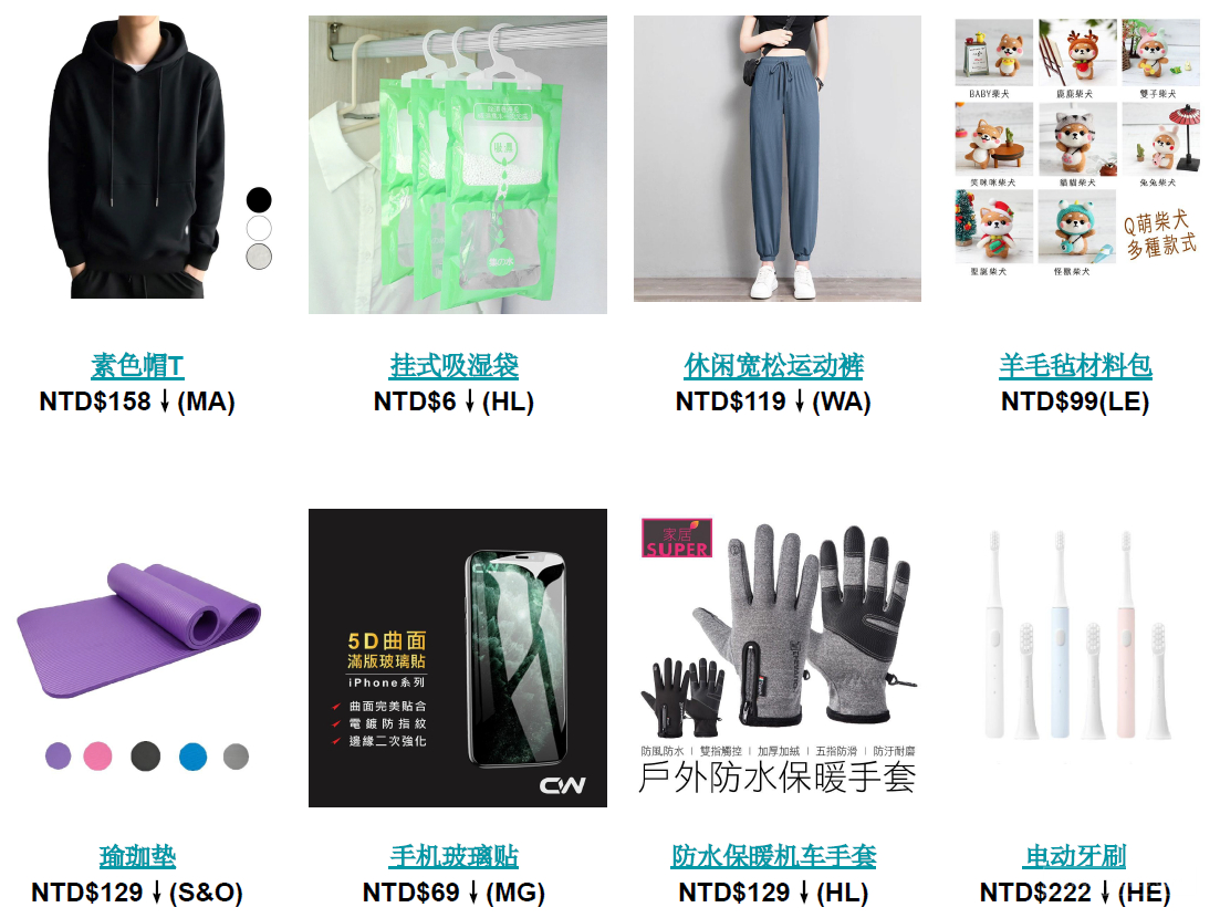 【Shopee市場周報】蝦皮臺灣站2022年2月第4周市場周報