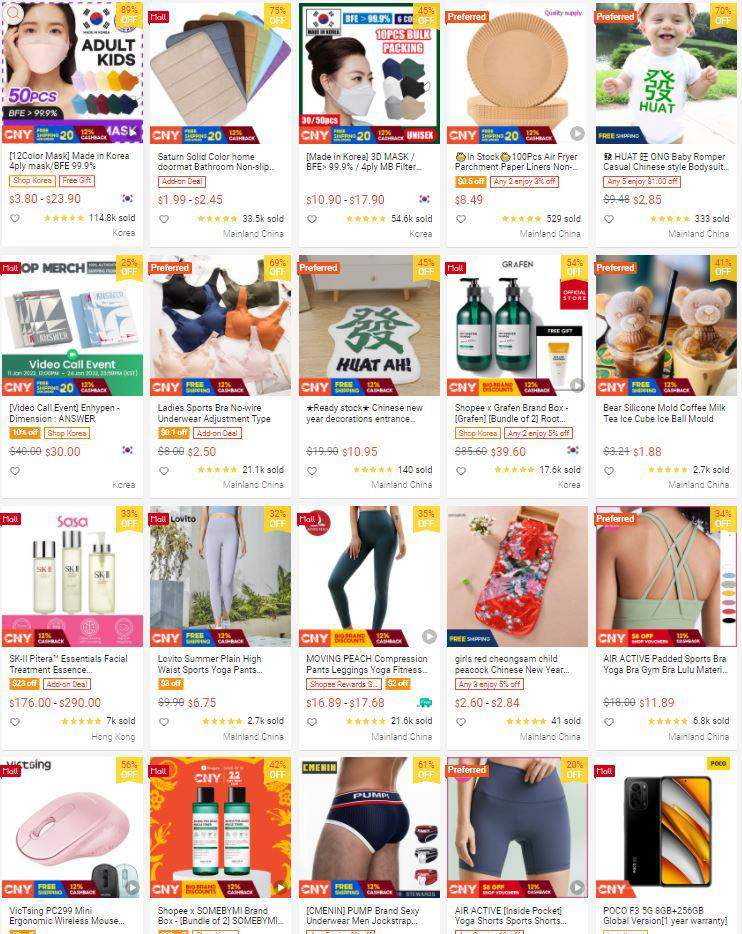 【Shopee市場(chǎng)周報(bào)】蝦皮新加坡站2022年1月第4周市場(chǎng)周報(bào)