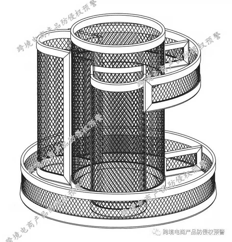 防侵權預警214:文具收納架在美國市場的外觀專利情況