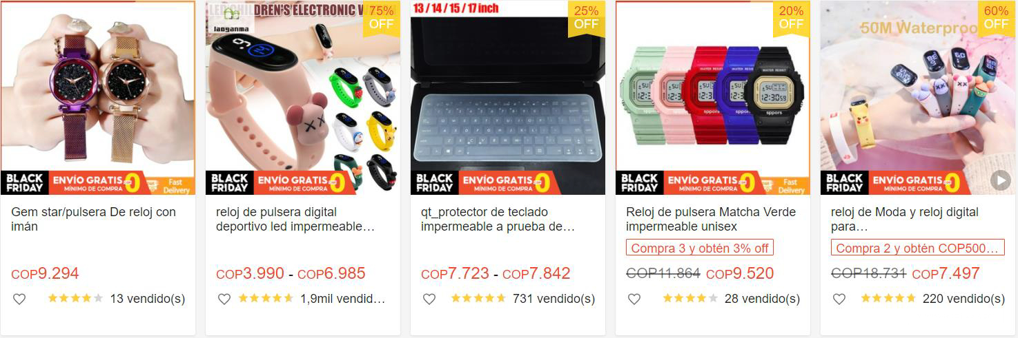 【Shopee市場周報】蝦皮哥倫比亞站2021年11月第4周市場周報