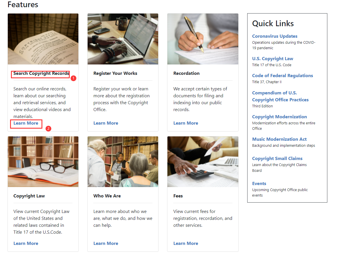 美國(guó)版權(quán)注冊(cè)-查詢(xún)篇