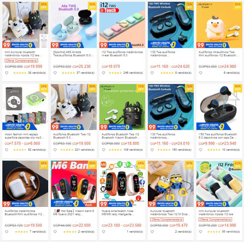 【Shopee市場周報】蝦皮哥倫比亞站2021年9月第1周市場周報